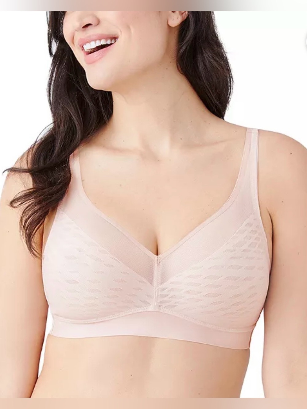 Wacoal Elevated Allure Wire Free Bra Size 34G Nude "Rose Dust" 852336 Unpadded